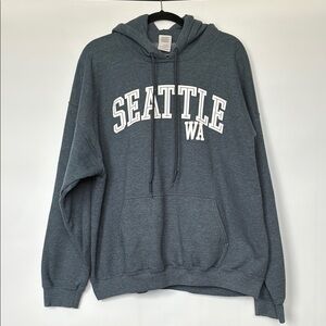 Seattle WA Blue Hoodie